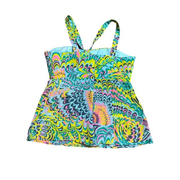 Nanette Lepore Silk Peacock Halter Size 6 - Picture 4 of 5